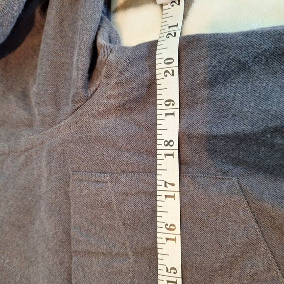 Combatant Gentlemen Mens Size 16 1/2 Fabric From Italy Gray Button Down Shirt - Picture 6 of 8